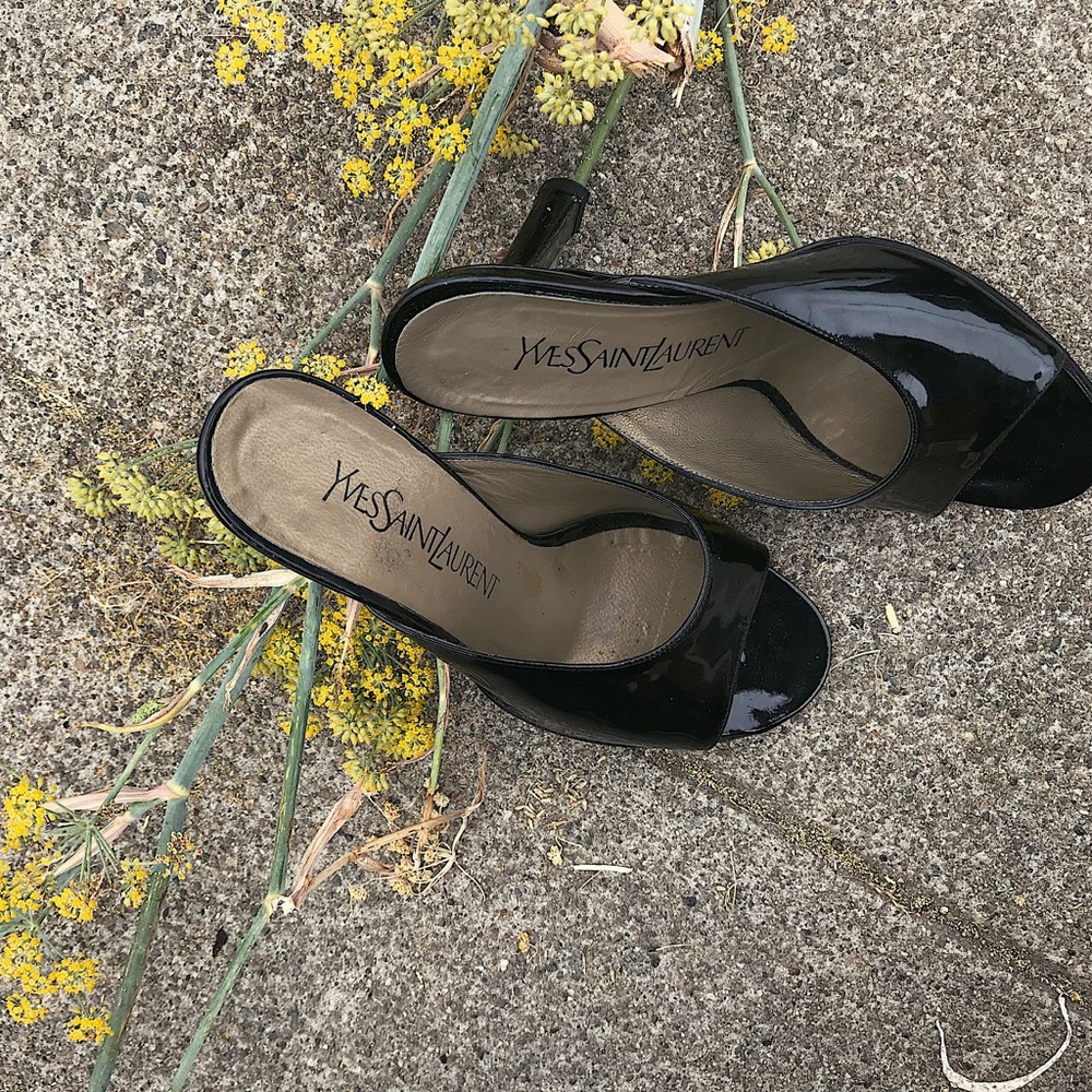Vintage YSL mules